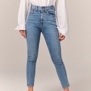 Abercrombie & Fitch The Super Skinny Ankle High Rise Jeans size 28 short